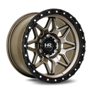 17x9 Hardrock H105 Matte Bronze-Black 6x135 ET1 wheel/rim