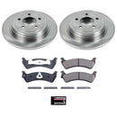 PowerStop OE Stock Replacement Low-Dust Ceramic Brake Pad and Rotor Kit