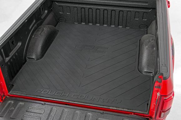 Rough Country Bed Mat 5'5" Bed RC Logo For Ford F-150 15-23