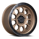 20x9 Lock Off-Road .50 CAL Matte Bronze Black Ring 5x127 5x5 ET0 Wheel Rim