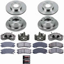 PowerStop OE Stock Replacement Low-Dust Ceramic Brake Pad, Rotor and Caliper Kit