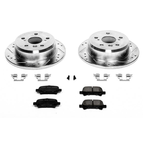 PowerStop Z23 Daily Driver Carbon-Fiber Ceramic Brake Pad and Drilled & Slotted