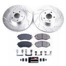 PowerStop Z23 Daily Driver Carbon-Fiber Ceramic Brake Pad and Drilled & Slotted