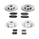PowerStop Z23 Daily Driver Carbon-Fiber Ceramic Brake Pad and Drilled & Slotted