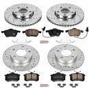 PowerStop Z23 Daily Driver Carbon-Fiber Ceramic Brake Pad and Drilled & Slotted