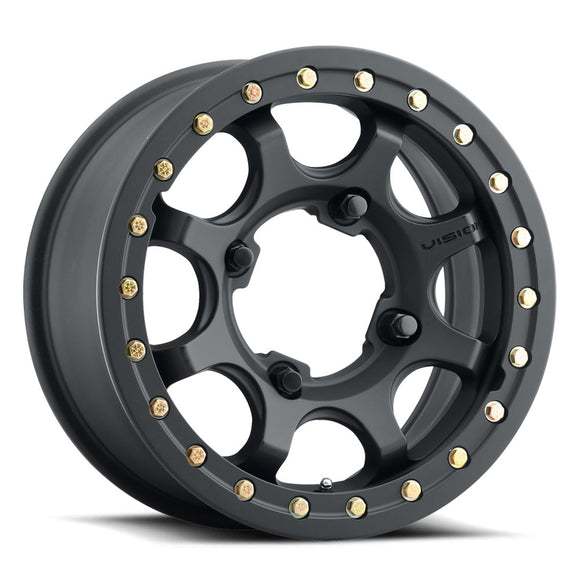 15x7 Vision 351 Flow Satin Black 4x136 ET13 Wheel Rim