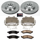 PowerStop OE Stock Replacement Low-Dust Ceramic Brake Pad, Rotor and Caliper Kit