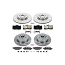 PowerStop OE Stock Replacement Low-Dust Ceramic Brake Pad and Rotor Kit