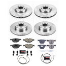 PowerStop OE Stock Replacement Low-Dust Ceramic Brake Pad and Rotor Kit