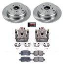 PowerStop OE Stock Replacement Low-Dust Ceramic Brake Pad, Rotor and Caliper Kit