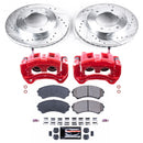 PowerStop Z23 Daily Driver Carbon-Fiber Ceramic Pads Drilled & Slotted Rotor & C