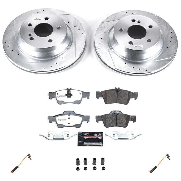 Z26 Street Performance Ceramic Brake Pad and Drilled & Slotted Rotor Kit