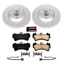 PowerStop Genuine Geomet Coated Rotor and Carbon-Fiber Ceramic Brake Pad Kit