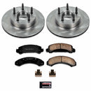 PowerStop OE Stock Replacement Low-Dust Ceramic Brake Pad and Rotor Kit