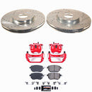 PowerStop Z23 Daily Driver Carbon-Fiber Ceramic Pads Drilled & Slotted Rotor & C