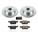 PowerStop Z23 Daily Driver Carbon-Fiber Ceramic Brake Pad and Drilled & Slotted