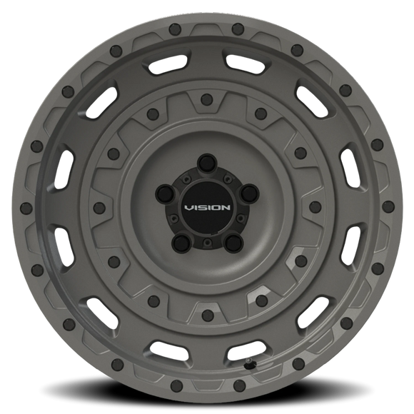 17x10 Vision 403 Tactical Thrashed Gun Metal 5x139.7 5x5.5 ET-32 Wheel Rim