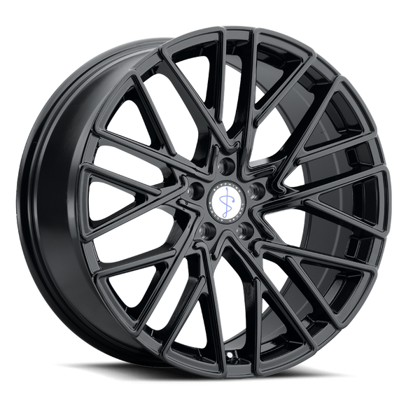 20x9 Sapphire Luxury Alloys SX02-02 Gloss Black 5x112 ET35 CB66.56 Wheel Rim