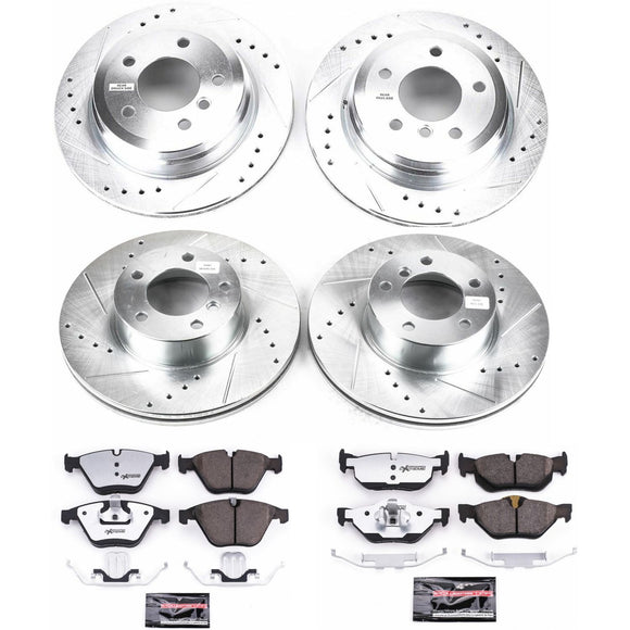 PowerStop Z26 Street Performance Ceramic Brake Pad and Drilled & Slotted Rotor K