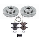 PowerStop OE Stock Replacement Low-Dust Ceramic Brake Pad and Rotor Kit