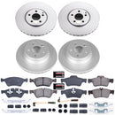 PowerStop Genuine Geomet Coated Rotor and Carbon-Fiber Ceramic Brake Pad Kit