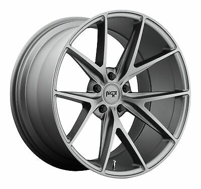 19x8.5 Niche Misano Matte Gunmetal Wheel/Rim 5x114.3 5-114.3 19-8.5
