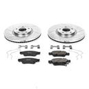 PowerStop Z23 Daily Driver Carbon-Fiber Ceramic Brake Pad and Drilled & Slotted
