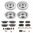 PowerStop OE Stock Replacement Low-Dust Ceramic Brake Pad and Rotor Kit