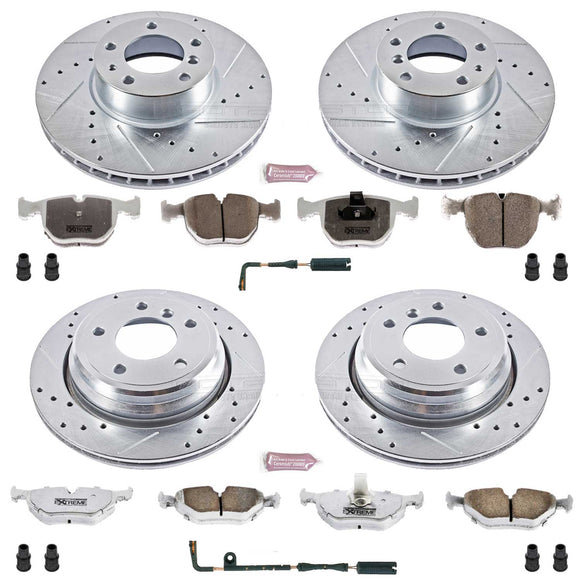 PowerStop Z26 Street Performance Ceramic Brake Pad and Drilled & Slotted Rotor K