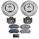PowerStop OE Stock Replacement Low-Dust Ceramic Brake Pad, Rotor and Caliper Kit