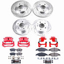 PowerStop Z23 Daily Driver Carbon-Fiber Ceramic Pads Drilled & Slotted Rotor & C