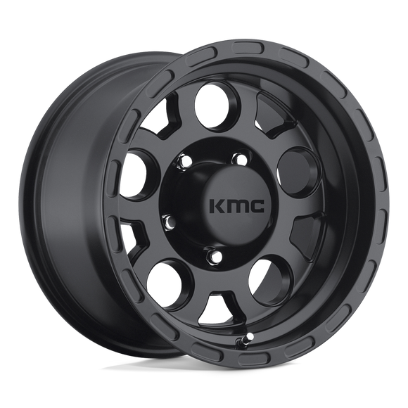 16X9 KMC KM522 ENDURO Matte Black 5X135 ET-12 wheel/rim