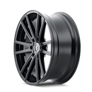 17x8 Kraze KR190 Lusso Gloss Black 5x112 ET38 Wheel Rim