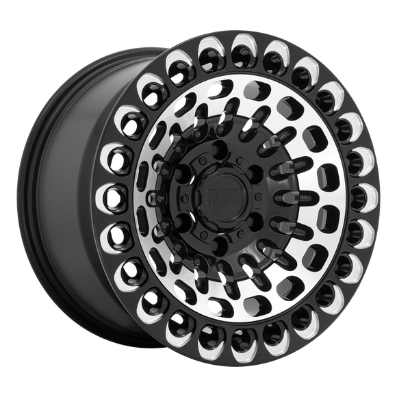 17X9.5 Black Rhino LABYRINTH G-BLK MCH-FC MILL 8X170 ET-18 wheel/rim