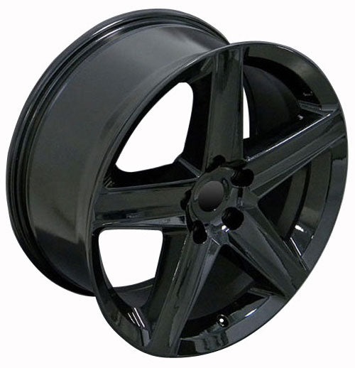 20" Replica Wheel JP06 Fits Jeep Grand Cherokee Rim 20x9 Black Wheel