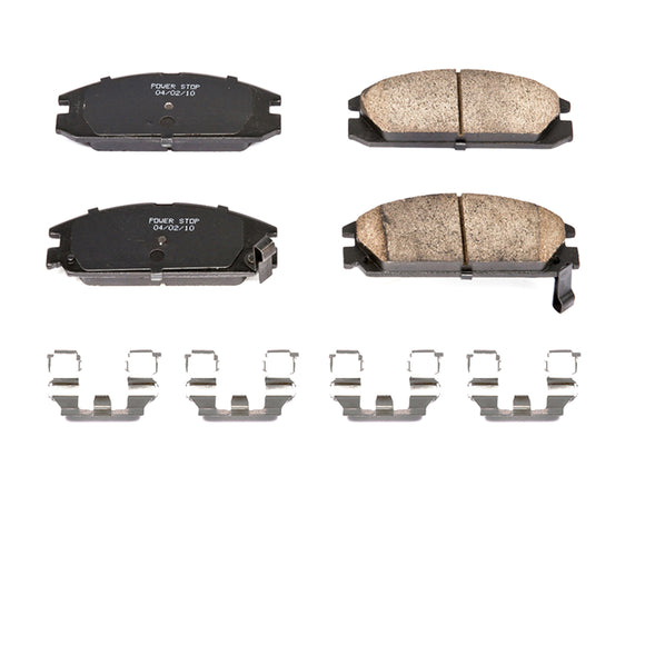 PowerStop Z17 Evolution Ceramic Brake Pads With Hardware