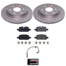 PowerStop Genuine Geomet Coated Rotor and Low-Dust Ceramic Brake Pad Kit