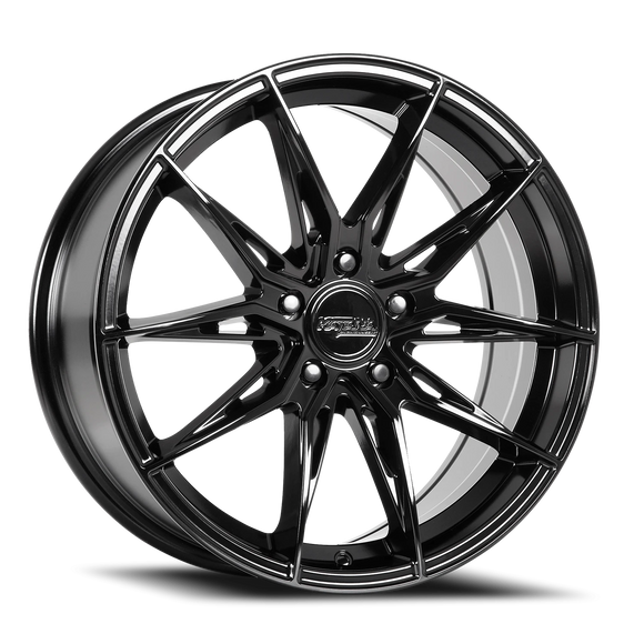 20x8.5 Katana KR10 Gloss Black 5x120 ET40 CB73.1 Wheel
