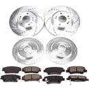 PowerStop Z23 Daily Driver Carbon-Fiber Ceramic Brake Pad and Drilled & Slotted