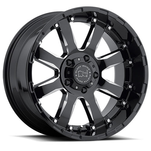 20x9 Black Rhino Sierra Black Wheel/Rim 6X139.7 20-9 6-139.7 ET12