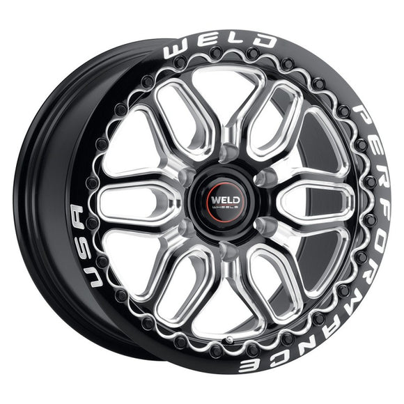 17x10 WELD Performance Laguna 6 Beadlock Black Milled 6x135 ET42Wheel Rim