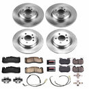 PowerStop OE Stock Replacement Low-Dust Ceramic Brake Pad and Rotor Kit
