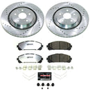 PowerStop Z36 Carbon-Fiber Ceramic Brake Pad with Drilled and Slotted Rotor Kit