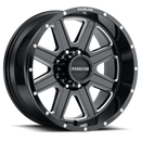 18x9 Raceline 940M Black and Milled 5x139.7 5x5.5 ET12 Wheel Rim