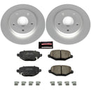 PowerStop Genuine Geomet Coated Rotor and Low-Dust Ceramic Brake Pad Kit