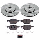 PowerStop OE Stock Replacement Low-Dust Ceramic Brake Pad and Rotor Kit
