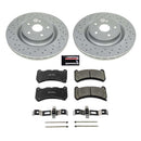 PowerStop Genuine Geomet Coated Rotor and Low-Dust Ceramic Brake Pad Kit