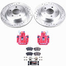 PowerStop Z23 Daily Driver Carbon-Fiber Ceramic Pads Drilled & Slotted Rotor & C