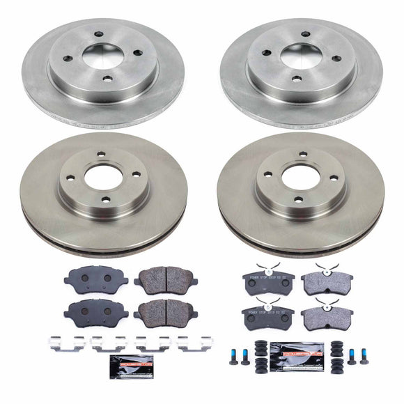 PowerStop Track Day High-Performance Brake Pad and Rotor Kit