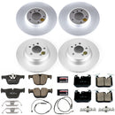 PowerStop Genuine Geomet Coated Rotor and Carbon-Fiber Ceramic Brake Pad Kit